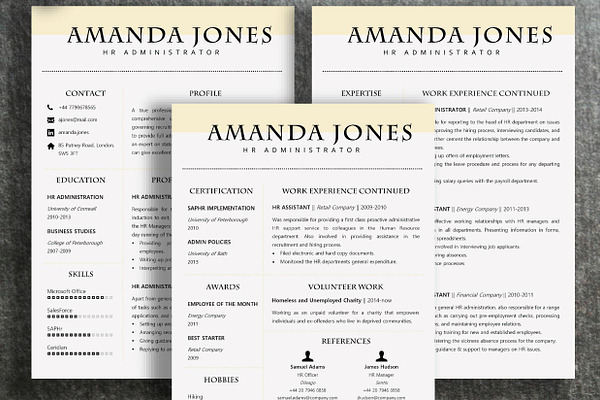 Resume Template | Amanda