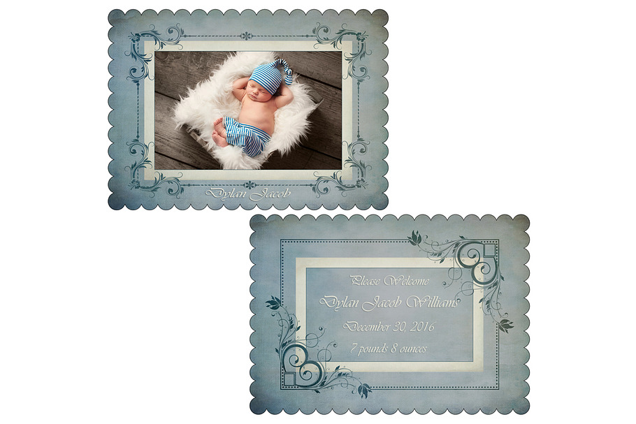 Dylan Baby Announcement in Card Templates - product preview 8