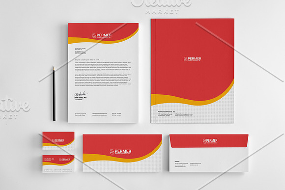 Permer Stationary Pack in Stationery Templates - product preview 2