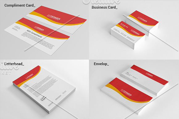 Permer Stationary Pack in Stationery Templates - product preview 9