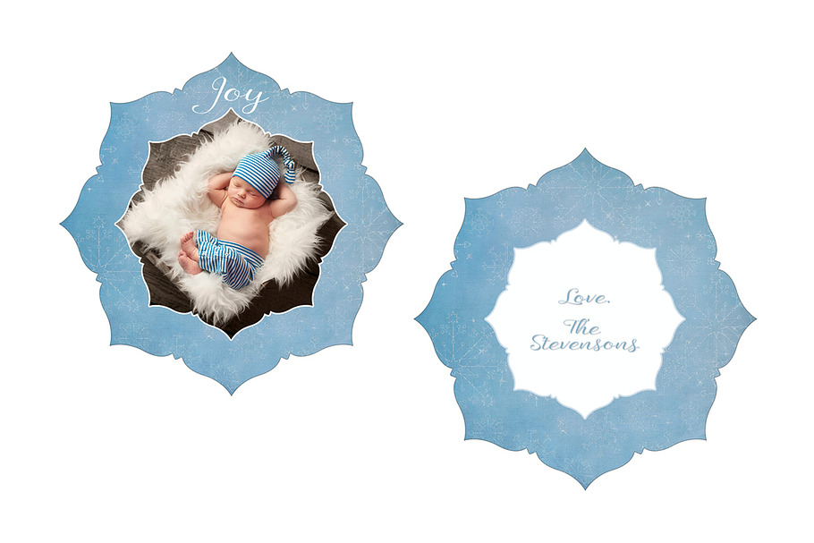 Winter Holiday Greeting Card in Card Templates - product preview 8