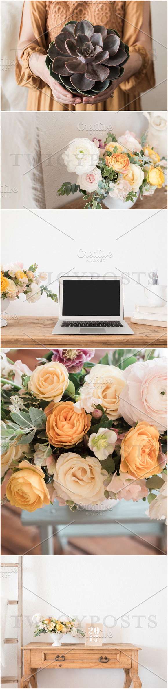 Ultimate Wedding Stock Photo Bundle in Mobile & Web Mockups - product preview 14