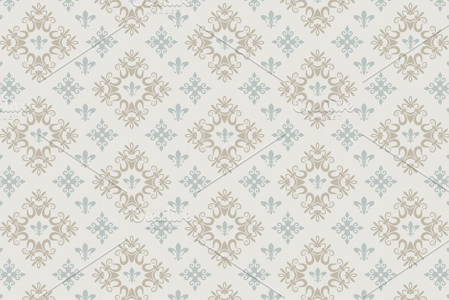 Vintage seamless pattern in Patterns - product preview 8