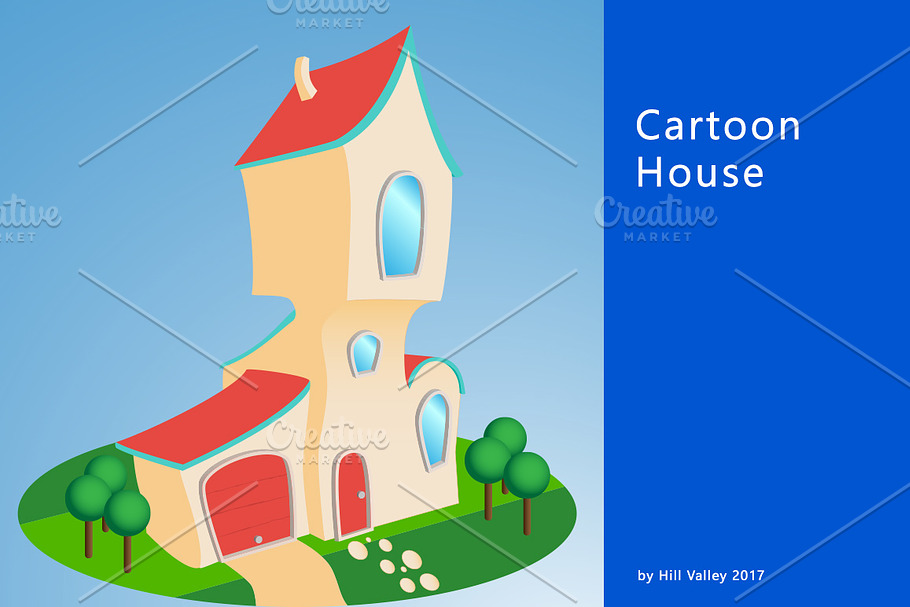 Cartoon style house