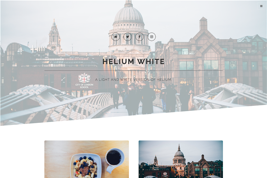 Helium White Blog Ghost Theme in Ghost Themes - product preview 8
