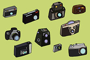 Photo cameras set