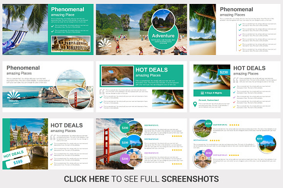 Travel Agency PowerPoint Template in PowerPoint Templates - product preview 3