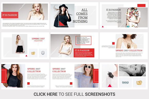 Fashion PowerPoint Template in PowerPoint Templates - product preview 2