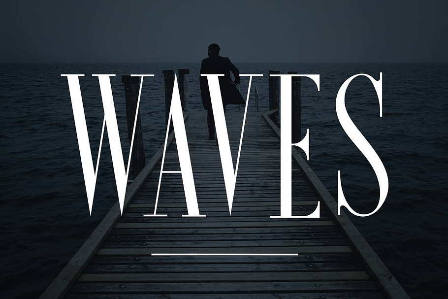 Waves - Ultra Condensed Serif in Custom Fonts - product preview 8