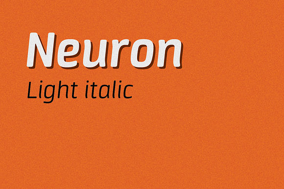 Neuron light italic in Sans-Serif Fonts - product preview 2