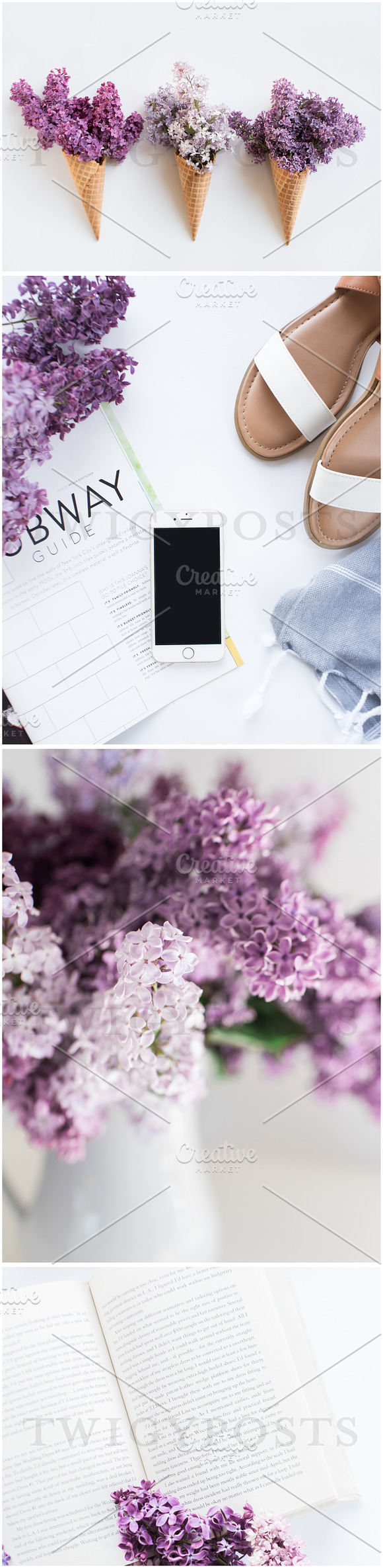 Spring Lilac Stock Photos in Instagram Templates - product preview 3
