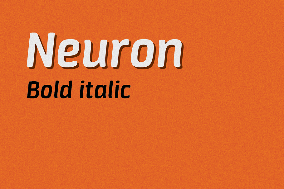 Neuron bold italic in Sans-Serif Fonts - product preview 8