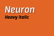 Neuron heavy italic