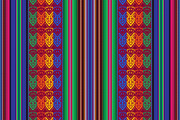 Seamless pattern indigenous people
