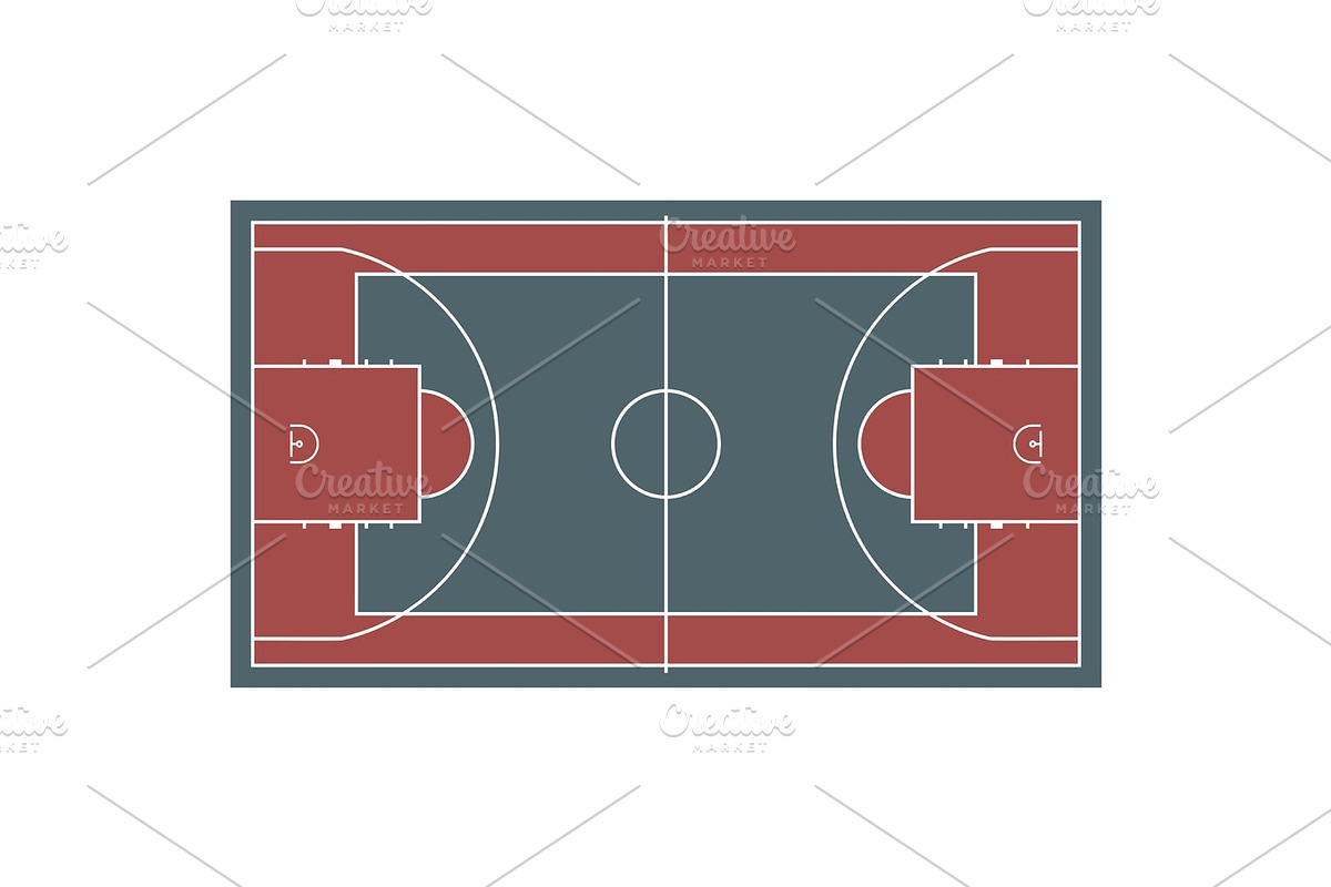 Colorful baseball court top view icon isolated on white in Illustrations - product preview 8