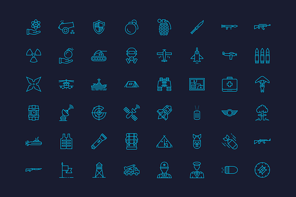 Military, Law & Order Icons in Military Icons - product preview 1