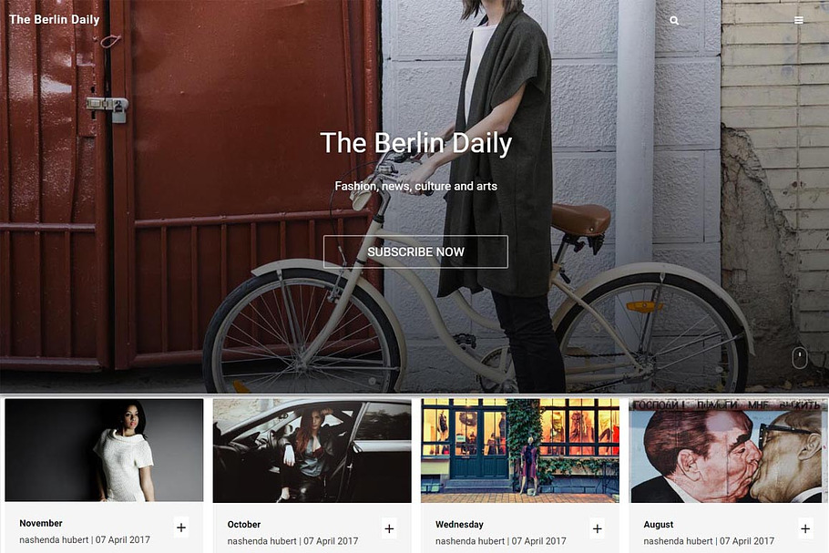 Berlin - Responsive Ghost Theme in Ghost Themes - product preview 8