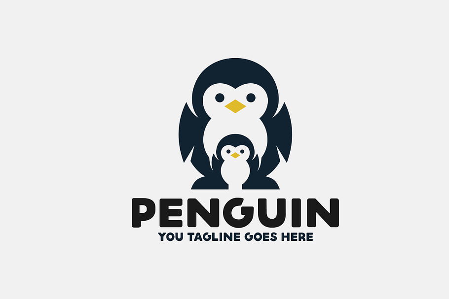Penguin in Logo Templates - product preview 8