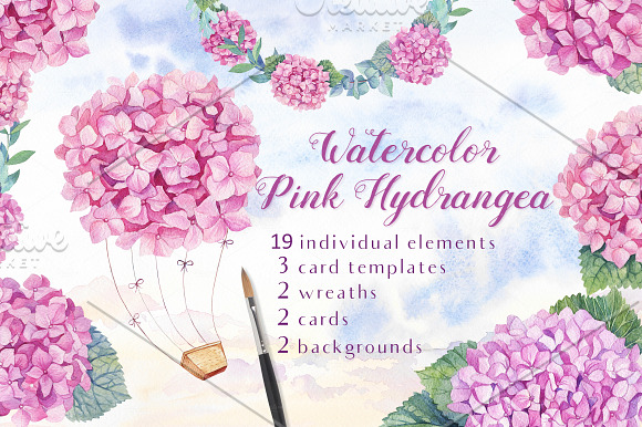 -90%OFF Watercolor Bundle in Illustrations - product preview 2