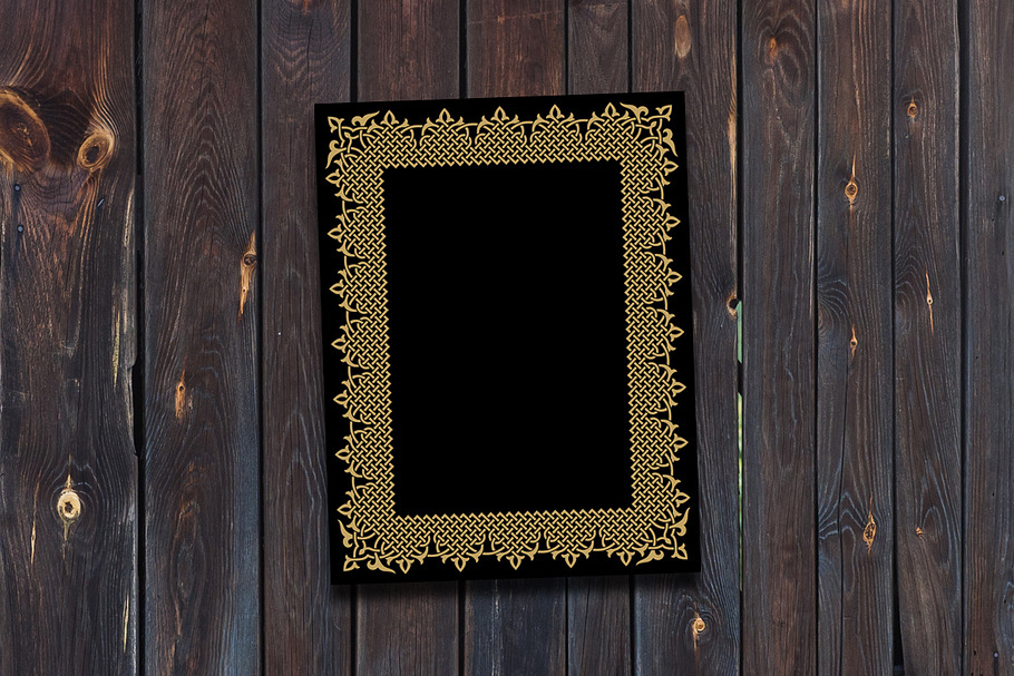 Interlaced Duo-tone Frame in Card Templates - product preview 8