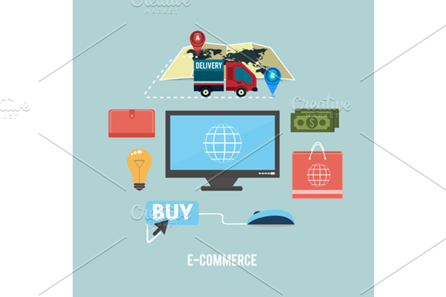 E-commerce infographic