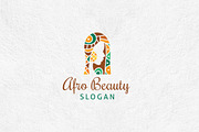 Afro Beauty Logo Template