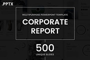 Corporate Report PowerPoint Template