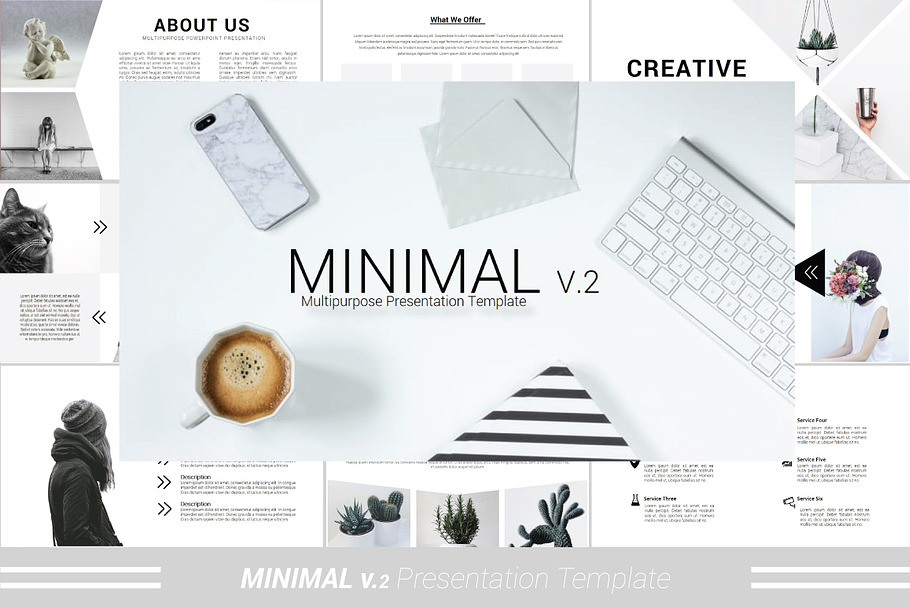 Minimal V.2 Keynote Template in Keynote Templates - product preview 8