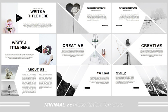 Minimal V.2 Keynote Template in Keynote Templates - product preview 2