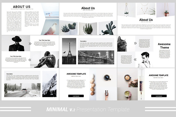 Minimal V.2 Keynote Template in Keynote Templates - product preview 3