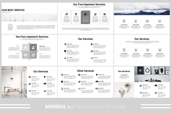 Minimal V.2 Keynote Template in Keynote Templates - product preview 6