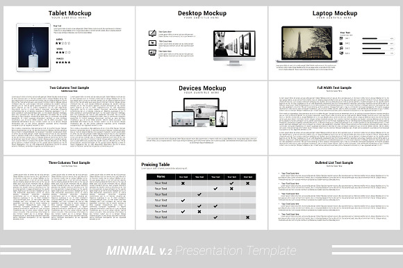 Minimal V.2 Keynote Template in Keynote Templates - product preview 7