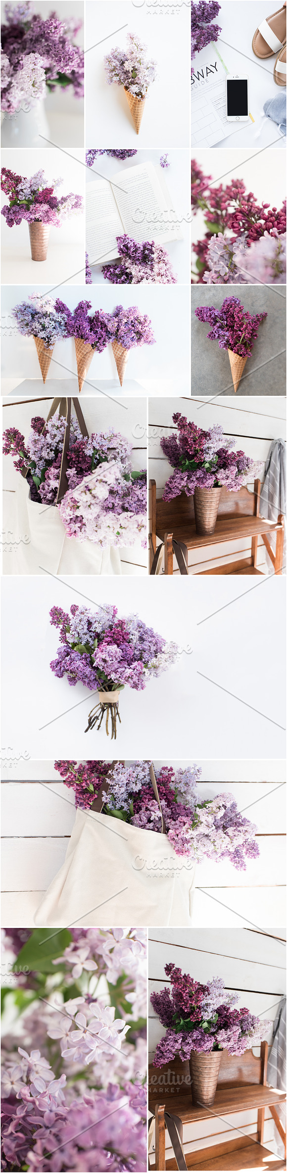 Spring Lilac Stock Photos in Instagram Templates - product preview 8
