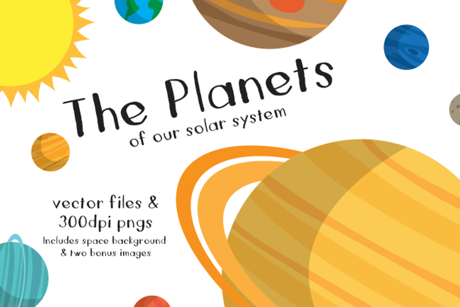Solar System Illustrations in Illustrations - product preview 8