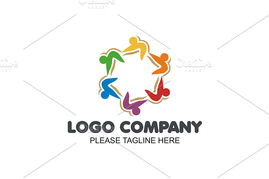 Team Network in Logo Templates - product preview 8