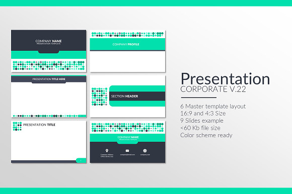 Presentation Corporate 22 in Presentation Templates - product preview 2