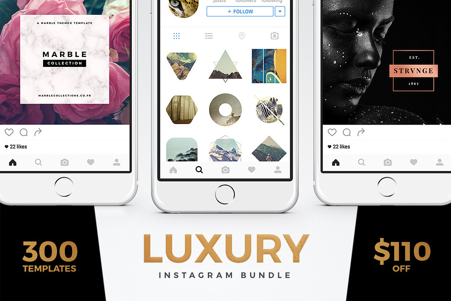 Luxury Instagram Bundle in Instagram Templates - product preview 8