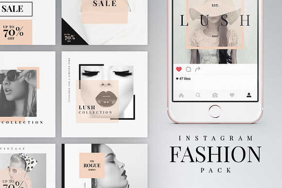 Luxury Instagram Bundle in Instagram Templates - product preview 1