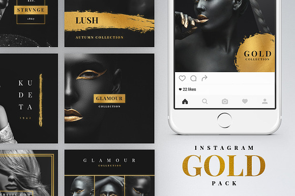 Luxury Instagram Bundle in Instagram Templates - product preview 2