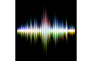 Shiny sound waveform
