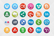 Funky Social Set (80 icons)