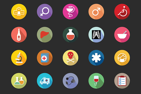100+ Medical Flat Color Icon Set in Medical Icons - product preview 2