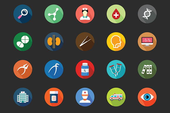 100+ Medical Flat Color Icon Set in Medical Icons - product preview 3