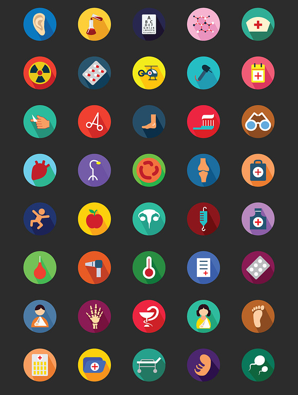100+ Medical Flat Color Icon Set in Medical Icons - product preview 4