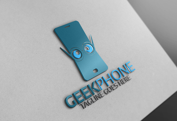 Geek Phone Logo in Logo Templates - product preview 4