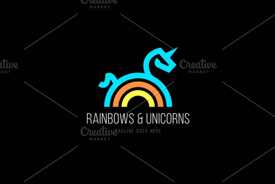 Unicorn Rainbow logo
