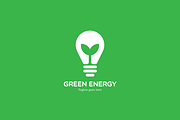 Green energy logo