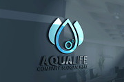 Aqua Life Drop Logo
