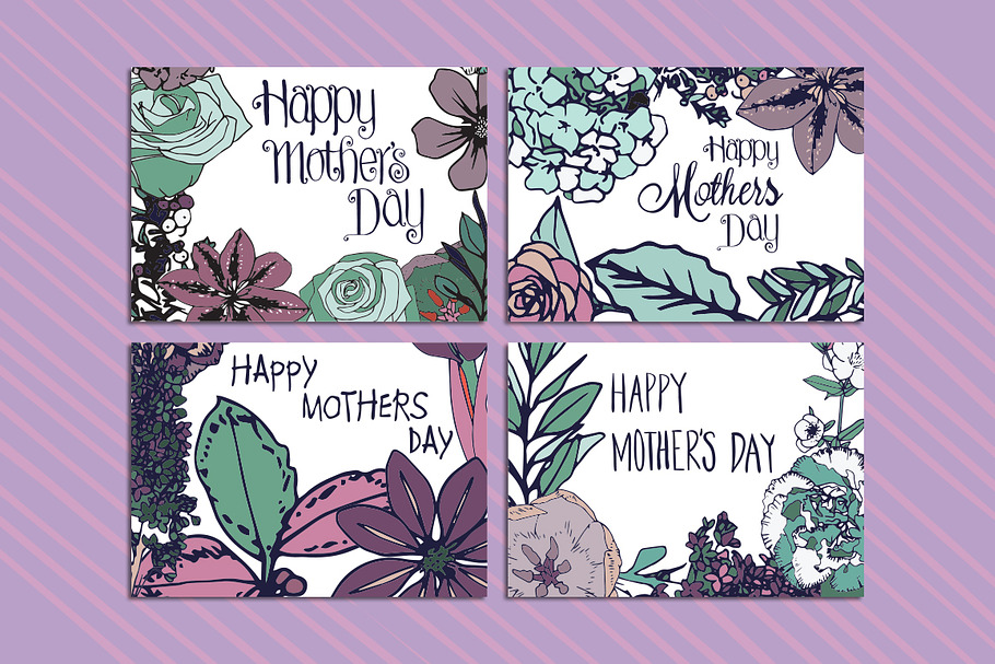 Mothers day postcards in Postcard Templates - product preview 8