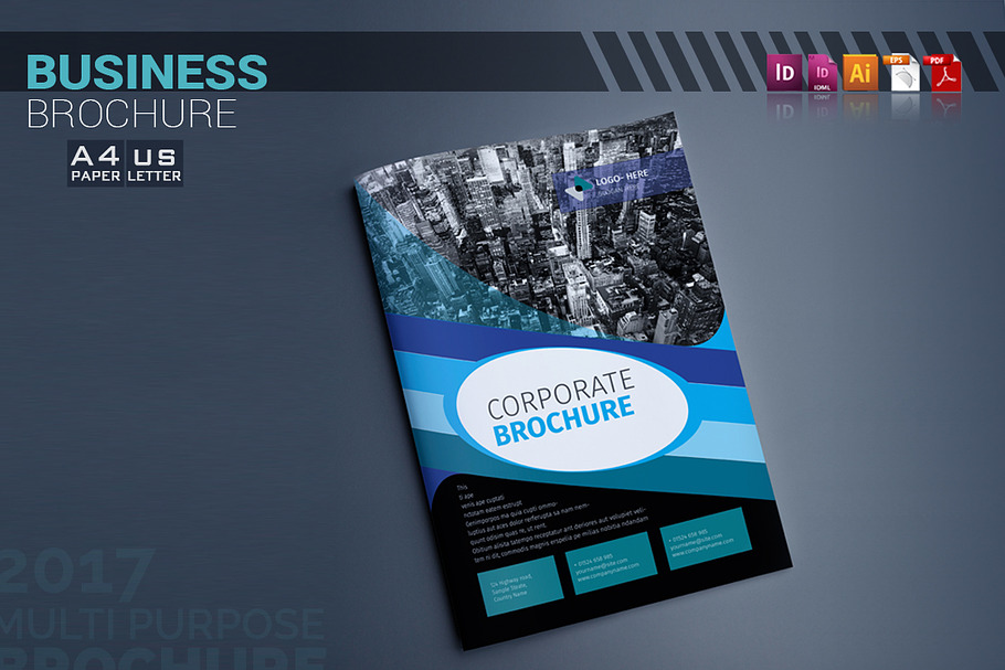 Corporate Brochure in Brochure Templates - product preview 8